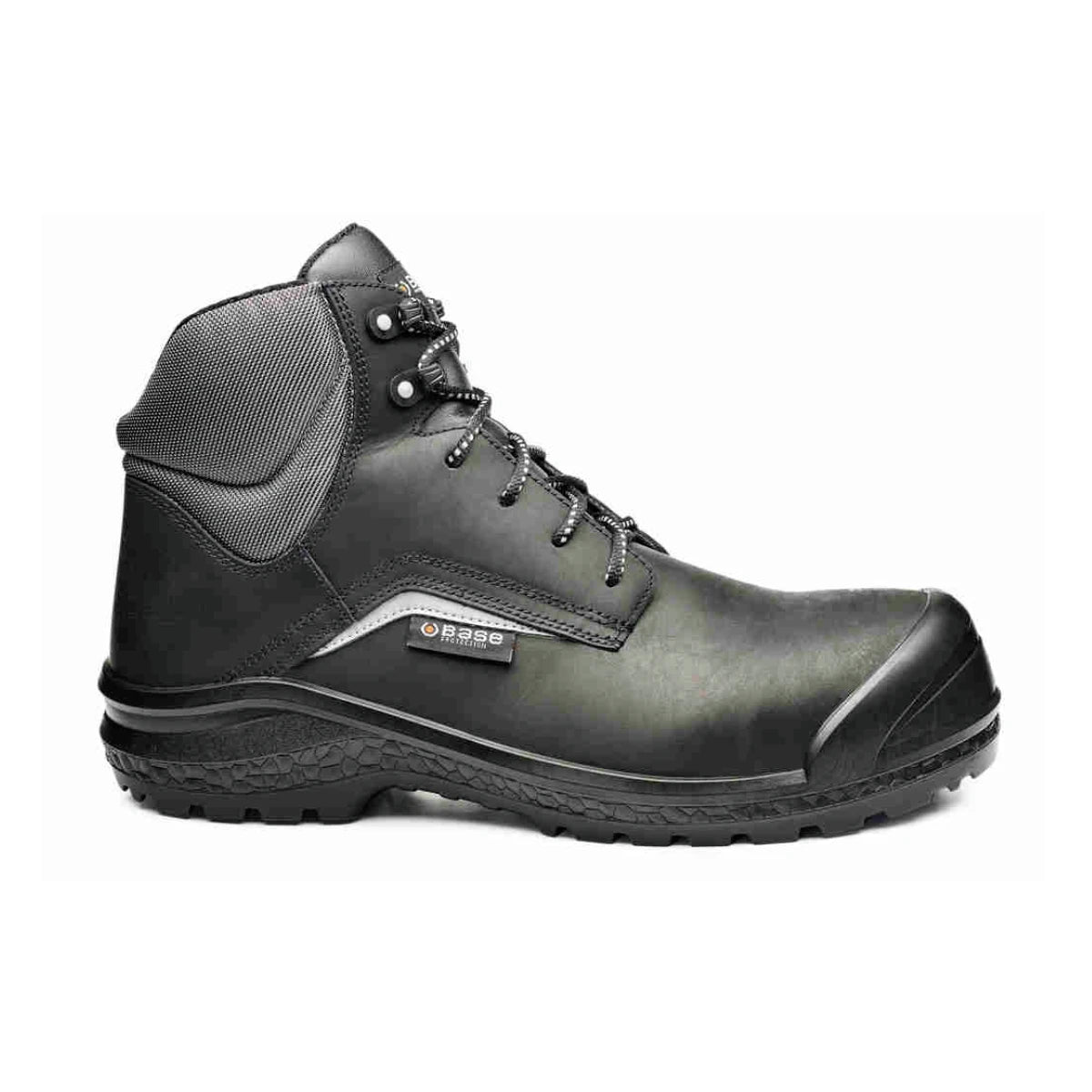 Base B0883C BE-Grey Mid S3 CI SRC Kompozit Burunlu İş Botu | Suya Dayanıklı ve Kaymaz