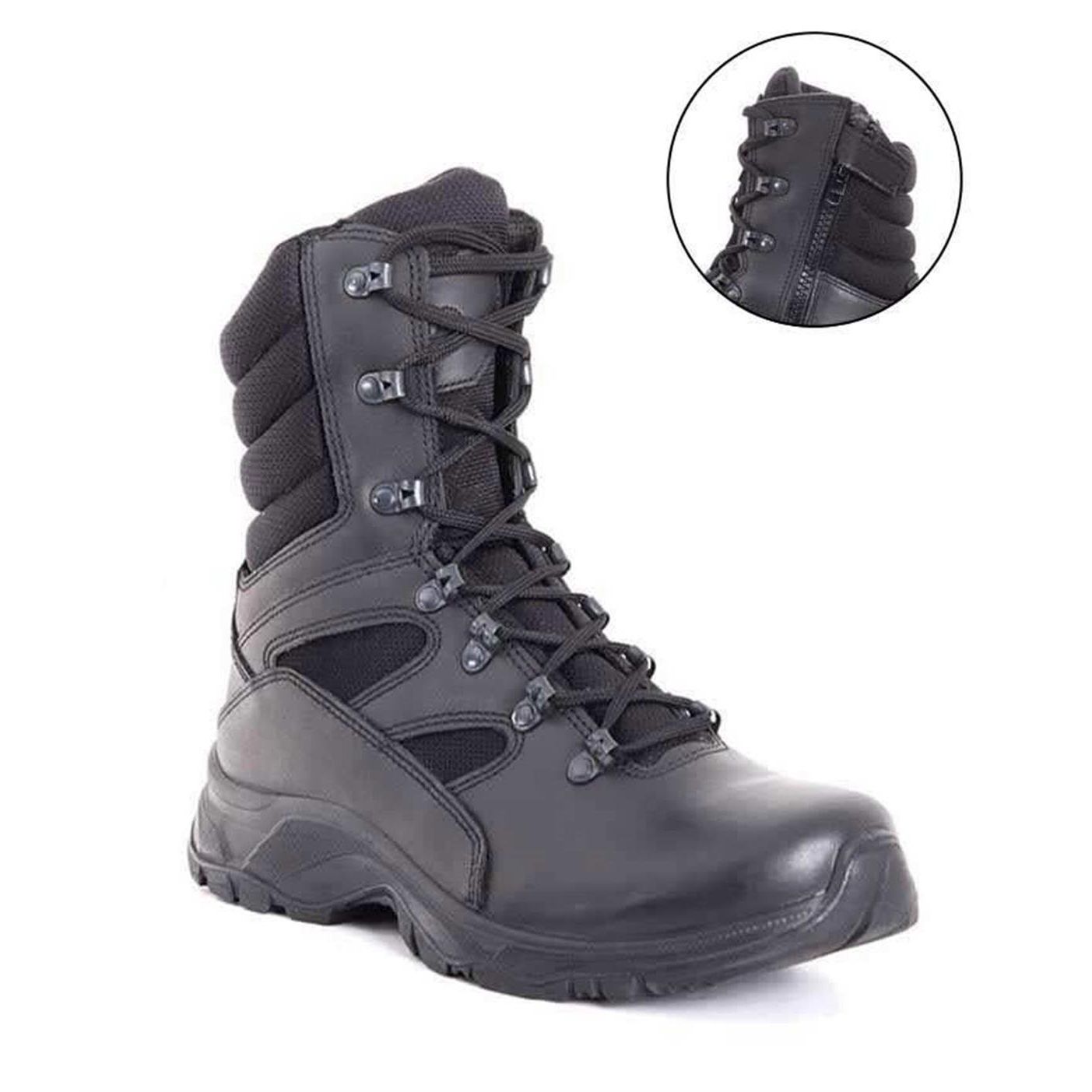 Hakiki Deri Monster Fermuarlı Profesyonel Asker Botu - FAGİ SHOP