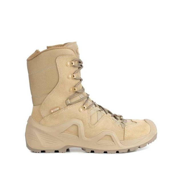 Hakiki Ciltli Nubuk Deri Fermuarlı Askeri Taktik Bot | Profesyonel Outdoor Görev