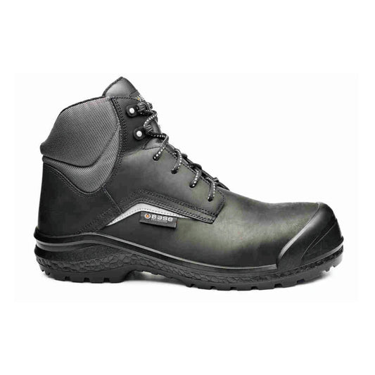 Base B0883C BE-Grey Mid S3 CI SRC Kompozit Burunlu İş Botu | Suya Dayanıklı ve Kaymaz