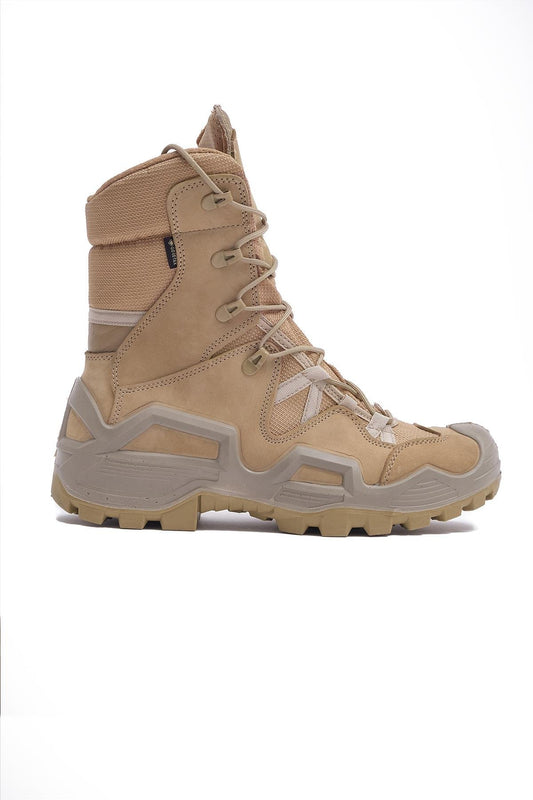 Asker & Polis Botu | Nubuk Deri, Outdoor Tactical, Su Geçirmez ve Kaymaz Tabanlı Bot